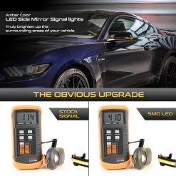 15-22 Ford Mustang Sequential Amber LED Side Mirror Lights - Clear 13 15-22 Ford Mustang Sequential Amber LED Side Mirror Lights - Clear -Professional Auto Parts Store 15 22 ford mustang sequential amber led side mirror lights clear 19