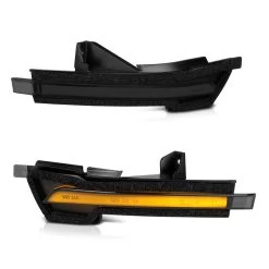 15-22 Ford Mustang Sequential Amber LED Side Mirror Lights - Smoked