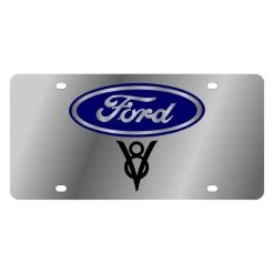 Eurosport Daytona® - Ford Motor Company License Plate With V8 Logo And Ford Emblem