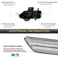 16-18 Lexus ES350 LS460 Sequential LED Side Mirror Lights - Clear 15 16-18 Lexus ES350 LS460 Sequential LED Side Mirror Lights - Clear -Professional Auto Parts Store 16 18 lexus es350 ls460 sequential led side mirror lights clear 21