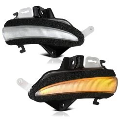 16-18 Lexus ES350 LS460 Sequential LED Side Mirror Lights - Clear