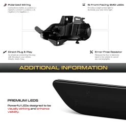 16-18 Lexus ES350 LS460 Sequential LED Side Mirror Lights - Smoked -Professional Auto Parts Store 16 18 lexus es350 ls460 sequential led side mirror lights smoked 21