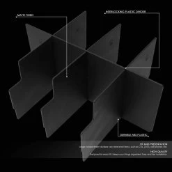 16-18 Toyota Tacoma Center Console Organizer Tray Insert Divider Clapboards -Professional Auto Parts Store 16 18 toyota tacoma center console organizer tray insert divider clapboards 66