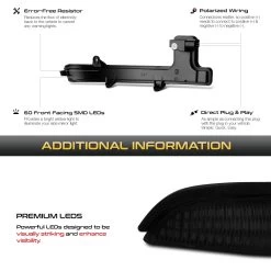 17-22 Mazda CX-5 Sequential LED Side Mirror Lights - Smoked 15 17-22 Mazda CX-5 Sequential LED Side Mirror Lights - Smoked -Professional Auto Parts Store 17 22 mazda cx 5 sequential led side mirror lights smoked 25