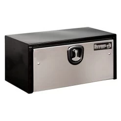 Buyers® 1702705 - Single Drop Door Underbody Tool Box With Die Cast Compression Latch