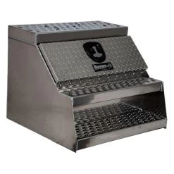 Buyers® 1705183 - Single Top Door Step Box With Die Cast Compression Latch