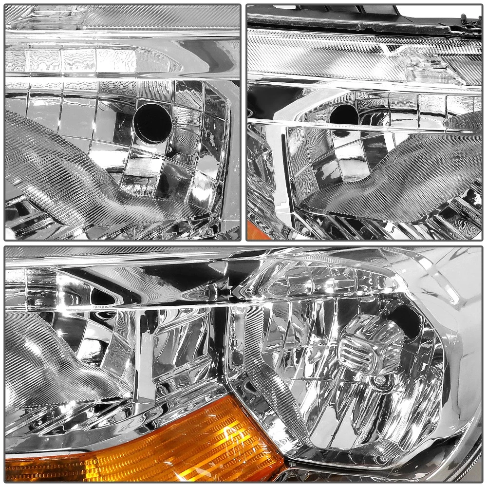 19-21 Ford Ranger XL XLT Headlights - Chrome Housing Amber Corner 6 19-21 Ford Ranger XL XLT Headlights - Chrome Housing Amber Corner - Image 4