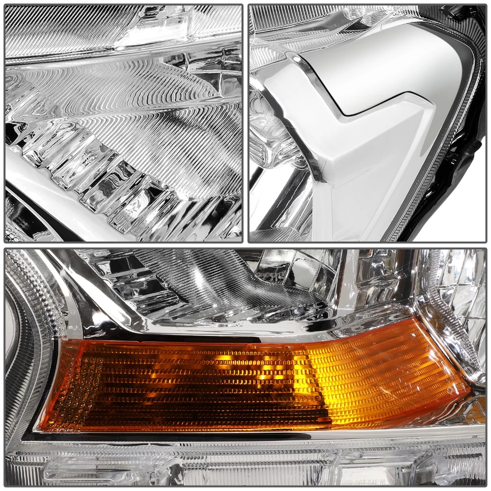 19-21 Ford Ranger XL XLT Headlights - Chrome Housing Amber Corner 7 19-21 Ford Ranger XL XLT Headlights - Chrome Housing Amber Corner - Image 5