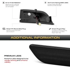 19-22 Ford Ranger Sequential Amber LED Side Mirror Lights - Smoked -Professional Auto Parts Store 19 22 ford ranger sequential amber led side mirror lights smoked 25