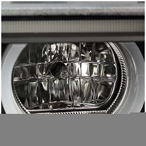 1995-2001 BMW E38 7-Series LED Halo DRL Projector Headlights - Black 8 1995-2001 BMW E38 7-Series LED Halo DRL Projector Headlights - Black - Image 6