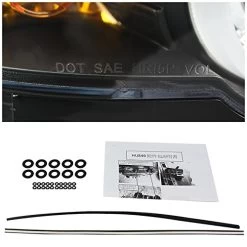 1995-2001 BMW E38 7-Series LED Halo DRL Projector Headlights - Black 17 1995-2001 BMW E38 7-Series LED Halo DRL Projector Headlights - Black -Professional Auto Parts Store 1995 2001 bmw e38 7 series led halo drl projector headlights black 229