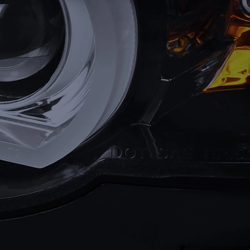 1995-2001 BMW E38 7-Series LED Halo DRL Projector Headlights - Gloss Black 8 1995-2001 BMW E38 7-Series LED Halo DRL Projector Headlights - Gloss Black - Image 6