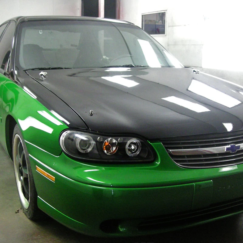 1997-2003 Chevy Malibu Angel Eye Halo & LED Projector Headlights - Black 10 1997-2003 Chevy Malibu Angel Eye Halo & LED Projector Headlights - Black - Image 8