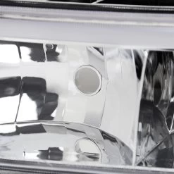 1999-2002 Chevy Silverado LED Tube Headlights+Bumper Signal - Chrome -Professional Auto Parts Store 1999 2002 chevy silverado led tube headlights bumper signal chrome 72