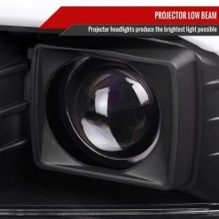 1999-2004 Ford F250 F350 F450 SuperDuty LED Tube Projector Headlight - Black Housing 15 1999-2004 Ford F250 F350 F450 SuperDuty LED Tube Projector Headlight - Black Housing -Professional Auto Parts Store 1999 2004 ford f250 f350 f450 superduty led tube projector headlight black housing 13