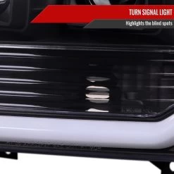 1999-2004 Ford F250 F350 F450 SuperDuty LED Tube Projector Headlight - Black Housing 18 1999-2004 Ford F250 F350 F450 SuperDuty LED Tube Projector Headlight - Black Housing -Professional Auto Parts Store 1999 2004 ford f250 f350 f450 superduty led tube projector headlight black housing 22