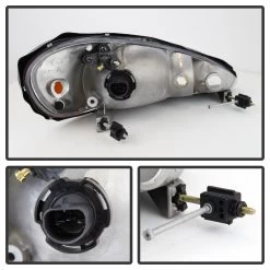 1999-2005 Pontiac Grand AM Replacement OE Style Crystal Headlights - Chrome -Professional Auto Parts Store 1999 2005 pontiac grand am replacement oe style crystal headlights chrome 130