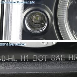 1999-2006 GMC Sierra Yukon Projector Headlights+Sequential LED Signal - Black -Professional Auto Parts Store 1999 2006 gmc sierra yukon projector headlights sequential led signal black 96