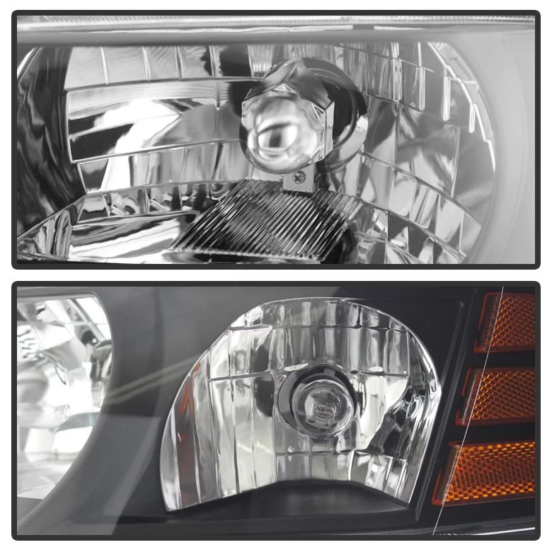 2000-2001 Nissan Altima Replacement Crystal Headlights - Chrome 4 2000-2001 Nissan Altima Replacement Crystal Headlights - Chrome - Image 2