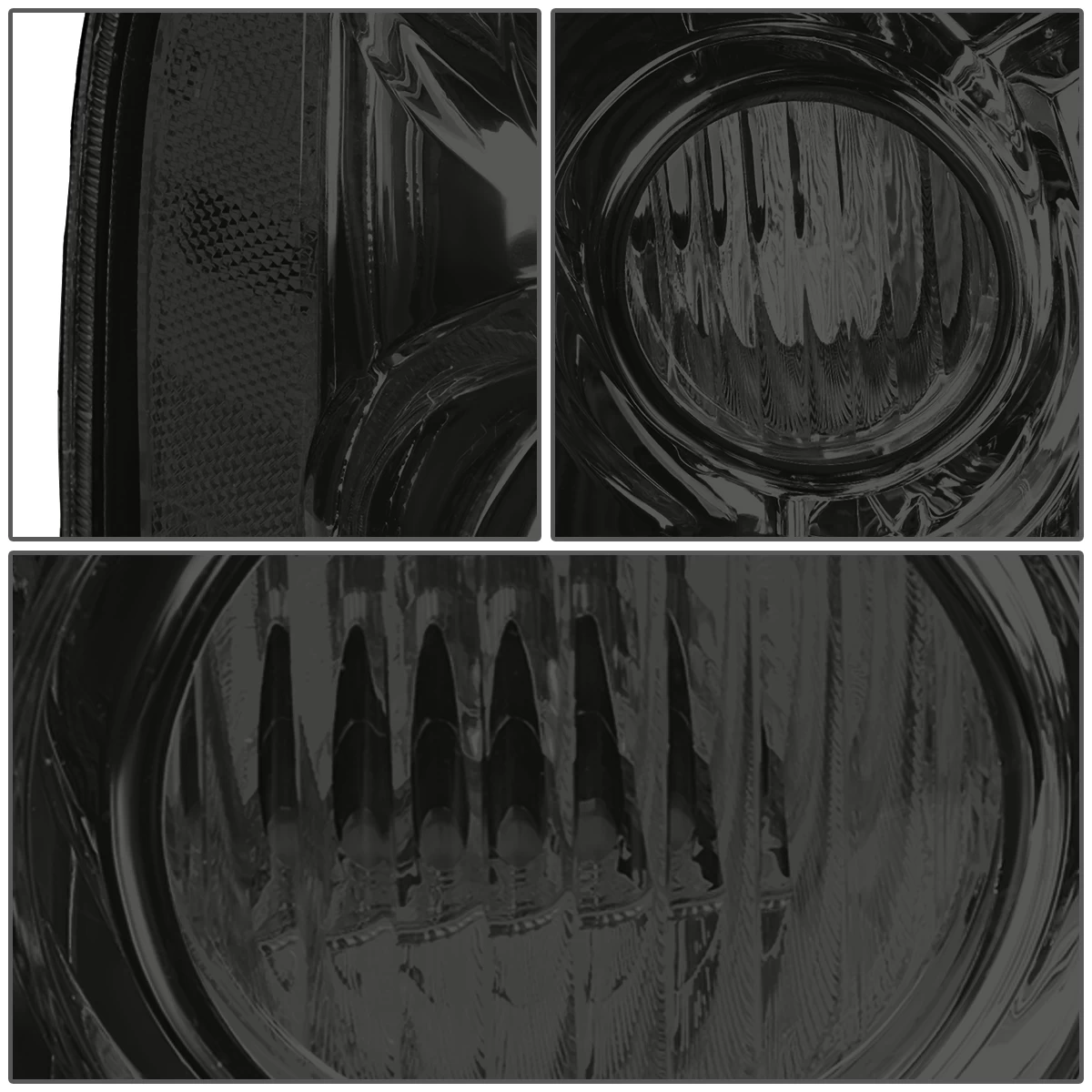 2001-2004 Nissan Frontier Factory Style Replacement Headlights - Smoked Lens / Clear 8 2001-2004 Nissan Frontier Factory Style Replacement Headlights - Smoked Lens / Clear - Image 6