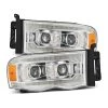 AlphaRex 2002-2005 Dodge Ram PRO-Series LED DRL Projector Headlights Chrome -Professional Auto Parts Store 2002 2005 dodge ram pro series projector headlights chrome 79