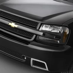 2002-2009 Chevy Trail Blazer Replacement Crystal Headlights - Black 14 2002-2009 Chevy Trail Blazer Replacement Crystal Headlights - Black -Professional Auto Parts Store 2002 2009 chevy trail blazer replacement crystal headlights black 156