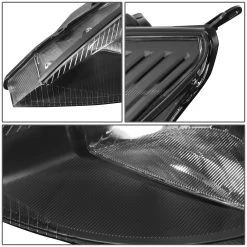 2003-2004 Ford Focus OE-Style Headlights - Black Housing Clear Reflector -Professional Auto Parts Store 2003 2004 ford focus oe style headlights black housing clear reflector 76