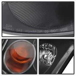 2003-2005 G35 Coupe [HID Model] OE-Style Reflector Headlights - Black -Professional Auto Parts Store 2003 2005 g35 coupe hid model oe style reflector headlights black 121