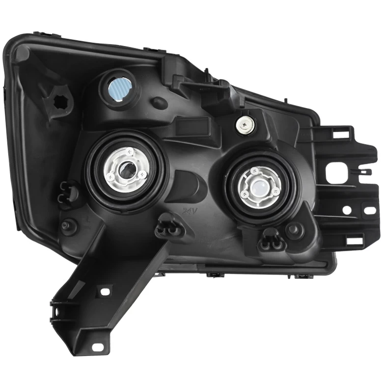 DNA 04-15 Nissan Titan / 04-07 Armada OE-Style Replacement Headlights - Black / Amber 6 DNA 04-15 Nissan Titan / 04-07 Armada OE-Style Replacement Headlights - Black / Amber - Image 4