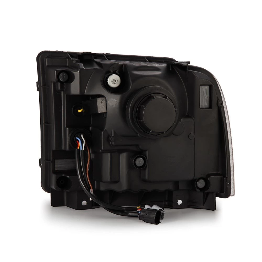 2005-2007 Ford F250 F350 Super Duty Pro-Series LED Projector Headlights Alpha-Black 4 2005-2007 Ford F250 F350 Super Duty Pro-Series LED Projector Headlights Alpha-Black - Image 2