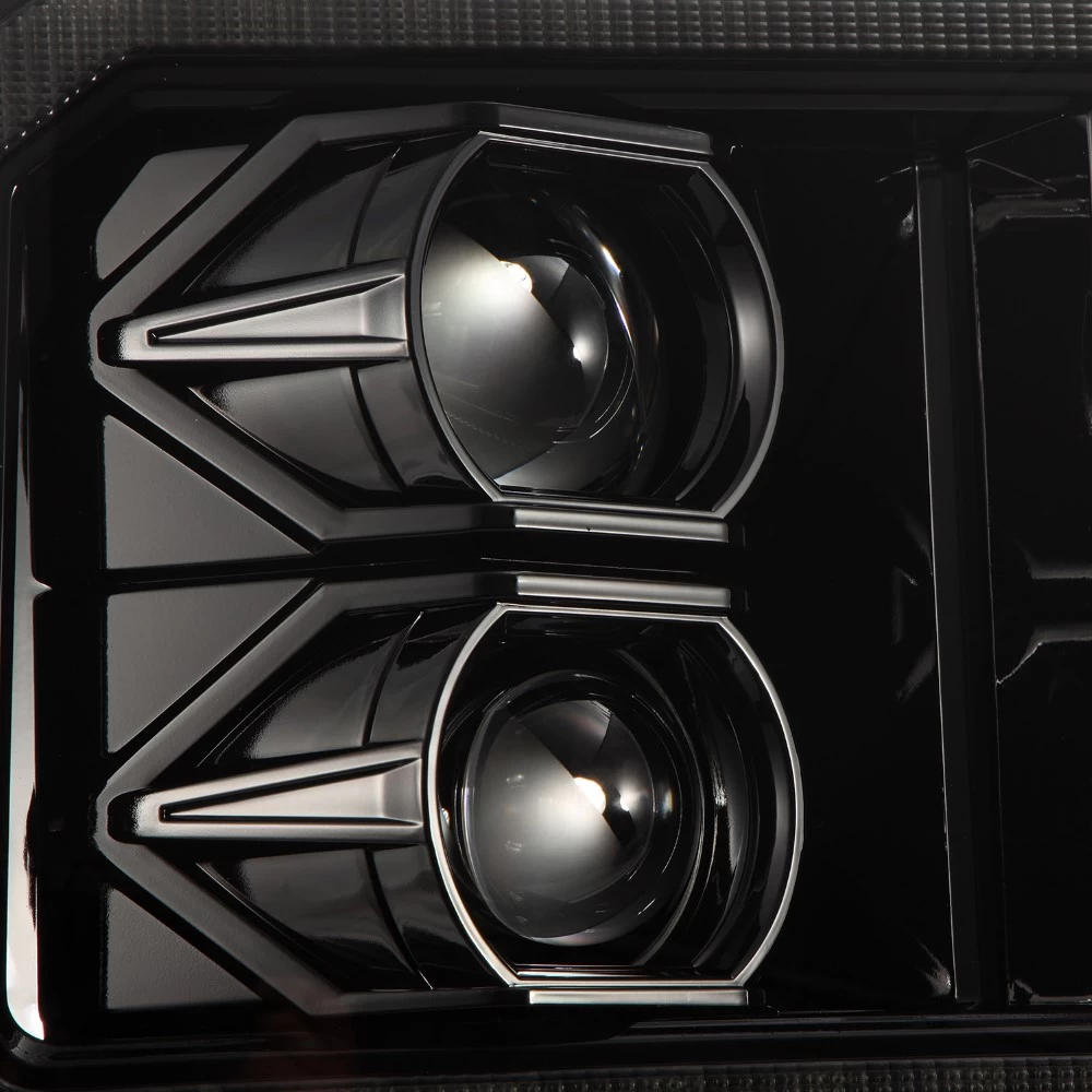 2005-2007 Ford F250 F350 Super Duty Pro-Series LED Projector Headlights Alpha-Black 7 2005-2007 Ford F250 F350 Super Duty Pro-Series LED Projector Headlights Alpha-Black - Image 5