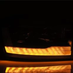 AlphaRex Luxx 06-08 Dodge RAM Dual Projector [Full LED] Headlights - Black -Professional Auto Parts Store 2006 2008 dodge ram dual projector full led headlights black 194