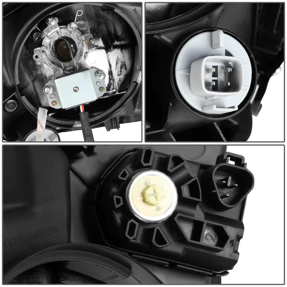 DNA 2006-2009 Toyota Prius Front Bumper HID Xenon Headlight Headlamps - Chrome Housing Clear Side Marker 7 DNA 2006-2009 Toyota Prius Front Bumper HID Xenon Headlight Headlamps - Chrome Housing Clear Side Marker - Image 5