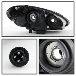 2006-2010 Chrysler PT Cruiser Replacement Crystal Headlights - Black 13 2006-2010 Chrysler PT Cruiser Replacement Crystal Headlights - Black -Professional Auto Parts Store 2006 2010 chrysler pt cruiser replacement crystal headlights black 143