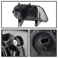 2006-2011 Chevy HHR Replacement Crystal Headlights - Black 12 2006-2011 Chevy HHR Replacement Crystal Headlights - Black -Professional Auto Parts Store 2006 2011 chevy hhr replacement crystal headlights black 154