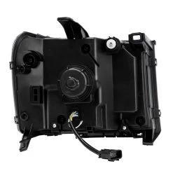 AlphaRex Nova 07-13 GMC Sierra Sequential Signal / Full LED Projector Headlights - Black -Professional Auto Parts Store 2007 2013 gmc sierra nova series projector headlights black 82