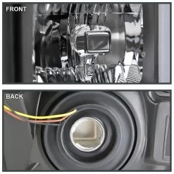 2008-2010 Ford F250/F350 SuperDuty Reflector Headlights W/ LED Tube & Sequential Turn Signals - Black Housing 16 2008-2010 Ford F250/F350 SuperDuty Reflector Headlights W/ LED Tube & Sequential Turn Signals - Black Housing -Professional Auto Parts Store 2008 2010 ford f250 f350 superduty reflector headlights w led tube sequential turn signals black housing 22