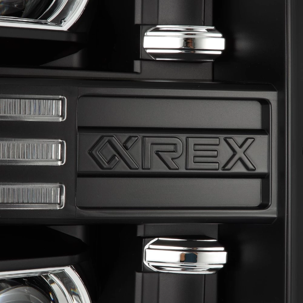 AlphaRex Pro 2008-2010 Ford Super Duty LED DRL / Sequential Signal Projector Headlights - Black 7 AlphaRex Pro 2008-2010 Ford Super Duty LED DRL / Sequential Signal Projector Headlights - Black - Image 5