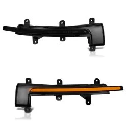 2008-2015 Audi TT TTS Quattro R8 Sequential LED Mirror Smoke Turn Signal Lights - Smoked Lens