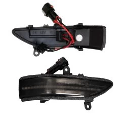 2008+ Subaru LED Side Marker Mirror Lights Amber 3000K - Smoked -Professional Auto Parts Store 2008 subaru led side marker mirror lights amber 3000k smoked 80