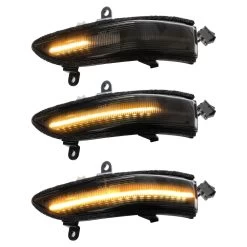 2008+ Subaru LED Side Marker Mirror Lights Amber 3000K - Smoked -Professional Auto Parts Store 2008 subaru led side marker mirror lights amber 3000k smoked 83