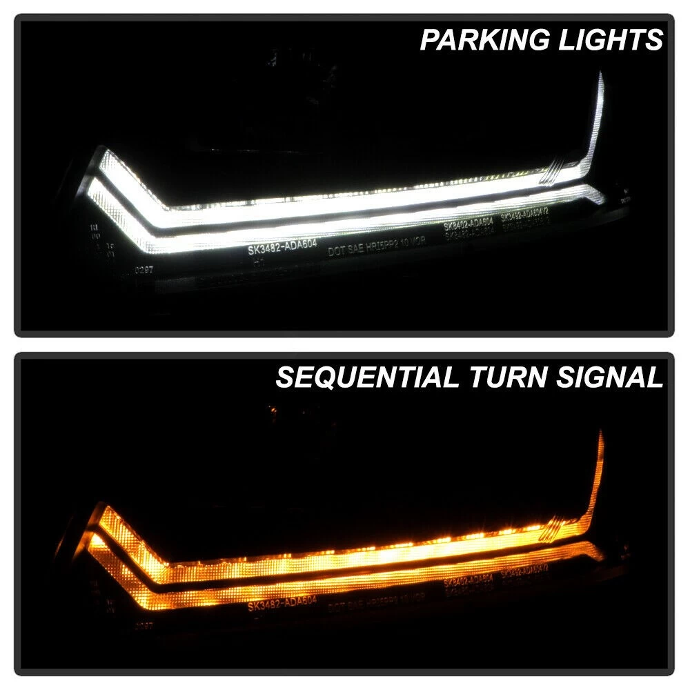 2009-2011 Audi A6 HID/Xenon LED DRL + Sequential Signal Strip Projector Headlights 10 2009-2011 Audi A6 HID/Xenon LED DRL + Sequential Signal Strip Projector Headlights - Image 8