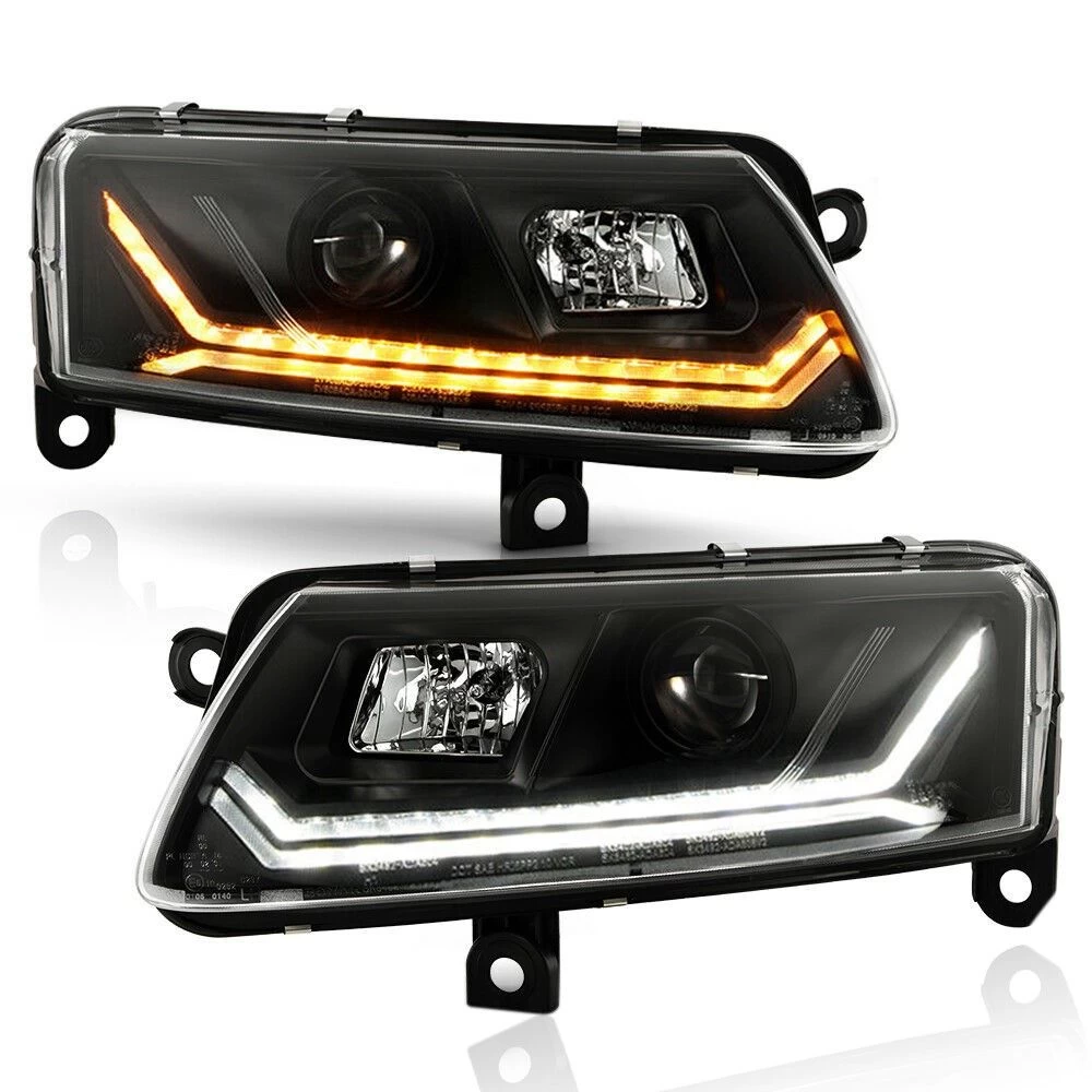 2009-2011 Audi A6 HID/Xenon LED DRL + Sequential Signal Strip Projector Headlights 3 2009-2011 Audi A6 HID/Xenon LED DRL + Sequential Signal Strip Projector Headlights