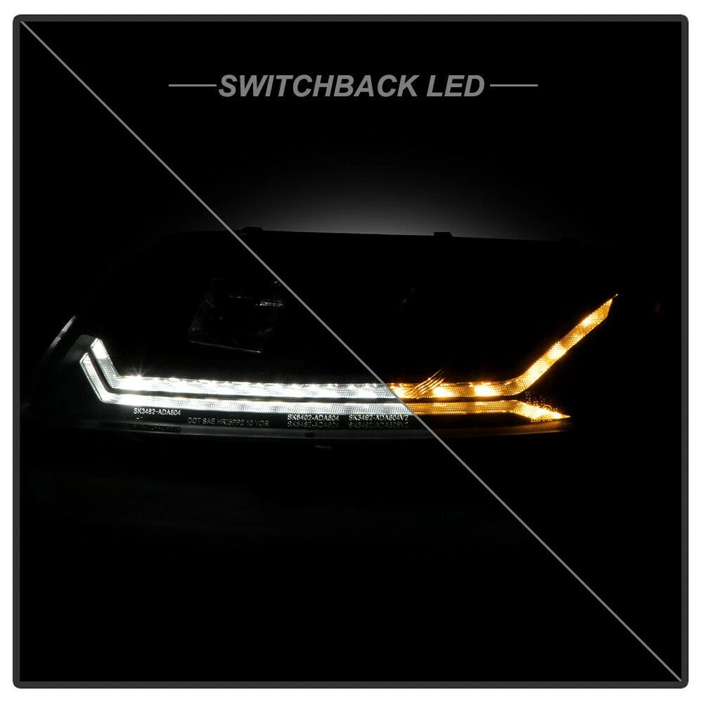 2009-2011 Audi A6 HID/Xenon LED DRL + Sequential Signal Strip Projector Headlights 8 2009-2011 Audi A6 HID/Xenon LED DRL + Sequential Signal Strip Projector Headlights - Image 6