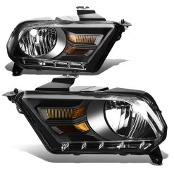 HID Combo 2010-14 Ford Mustang S197 Pair Of Headlight & Corner Light (Black Housing / Amber Reflector) 13 HID Combo 2010-14 Ford Mustang S197 Pair Of Headlight & Corner Light (Black Housing / Amber Reflector) -Professional Auto Parts Store 2010 14 ford mustang s197 pair of headlight corner light black housing amber reflector 104