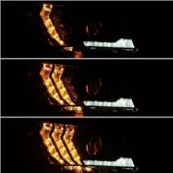 2010-2014 Ford Mustang Luxx-Series Projector Headlights - Chrome -Professional Auto Parts Store 2010 2014 ford mustang luxx series projector headlights chrome 11