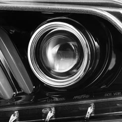 2010-2014 Ford Mustang Projector Headlights Sequential LED Signal - Jet Black -Professional Auto Parts Store 2010 2014 ford mustang projector headlights sequential led signal jet black 94