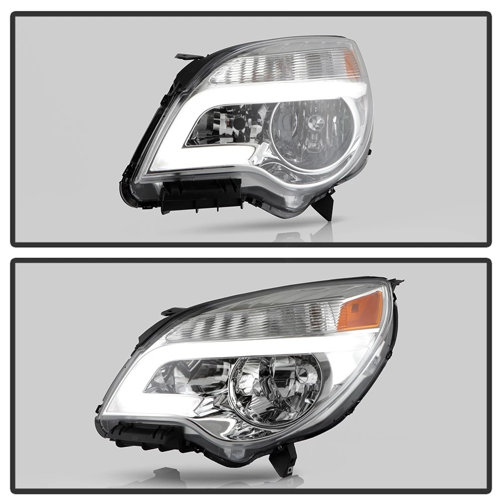 2010-2015 Chevy Equinox OE-Style LED Tube Headlights - Chrome 7 2010-2015 Chevy Equinox OE-Style LED Tube Headlights - Chrome - Image 5