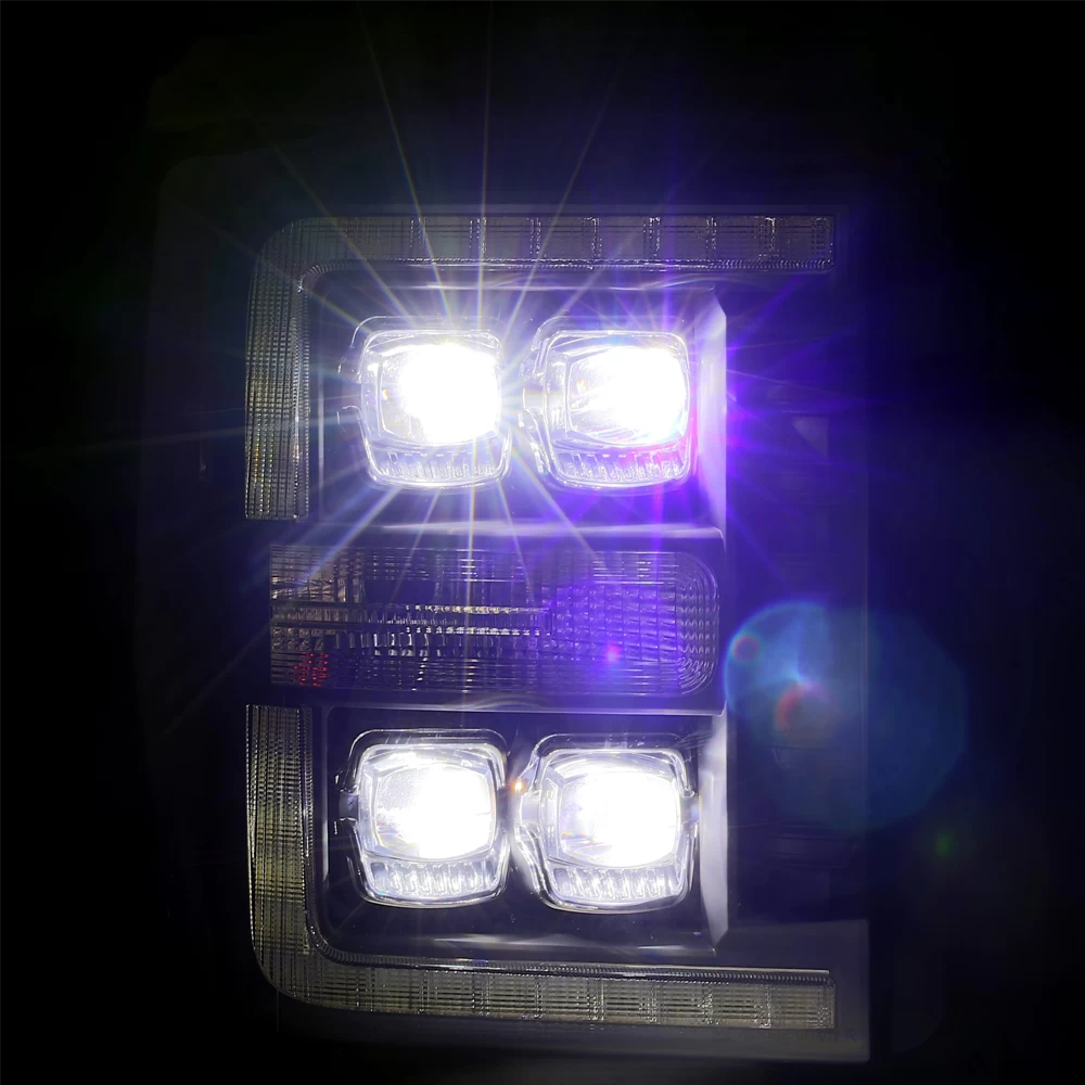 AlphaRex Nova 2011-2016 Ford F250 Sequential Signal / Full LED Projector Headlights - Black 9 AlphaRex Nova 2011-2016 Ford F250 Sequential Signal / Full LED Projector Headlights - Black - Image 7
