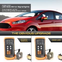 2011-2019 Ford Fiesta Sequential Amber LED Side Mirror Light - Clear 13 2011-2019 Ford Fiesta Sequential Amber LED Side Mirror Light - Clear -Professional Auto Parts Store 2011 2019 ford fiesta sequential amber led side mirror light clear 19